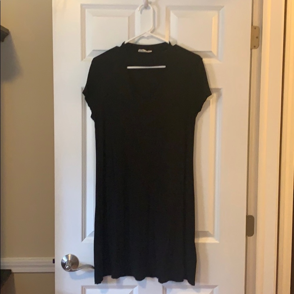 Black mini dress